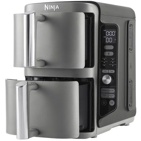 Friteuză / Air Fryer Ninja Double Stack XL SL400, 9.5L Gri