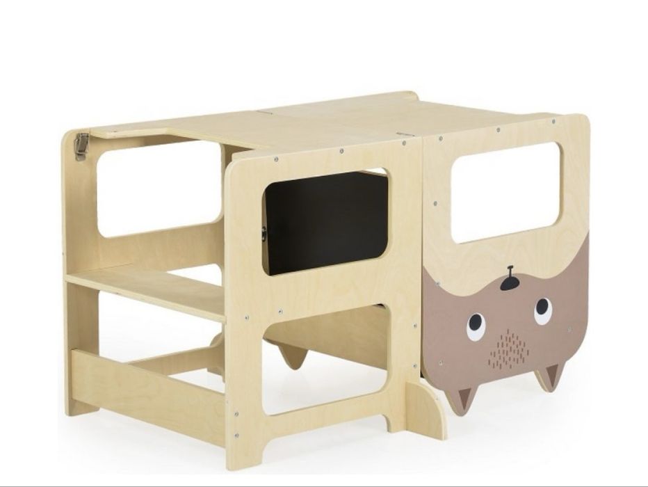 Дървена  кула 3 в 1  - Монтесори