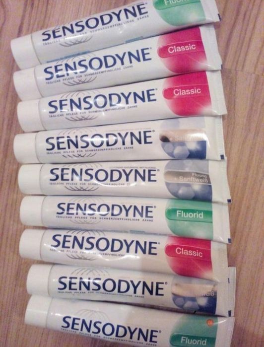 Pasta de dinti Sensodine,Elmex si Colgate Ultra Max White