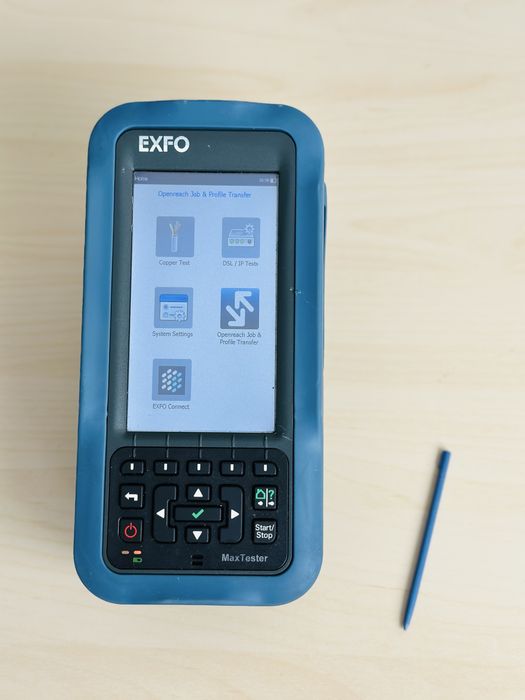 EXFO Max Tester 635G Adsl Vdls Lan Copper Internet Cablu Mufa Rj45