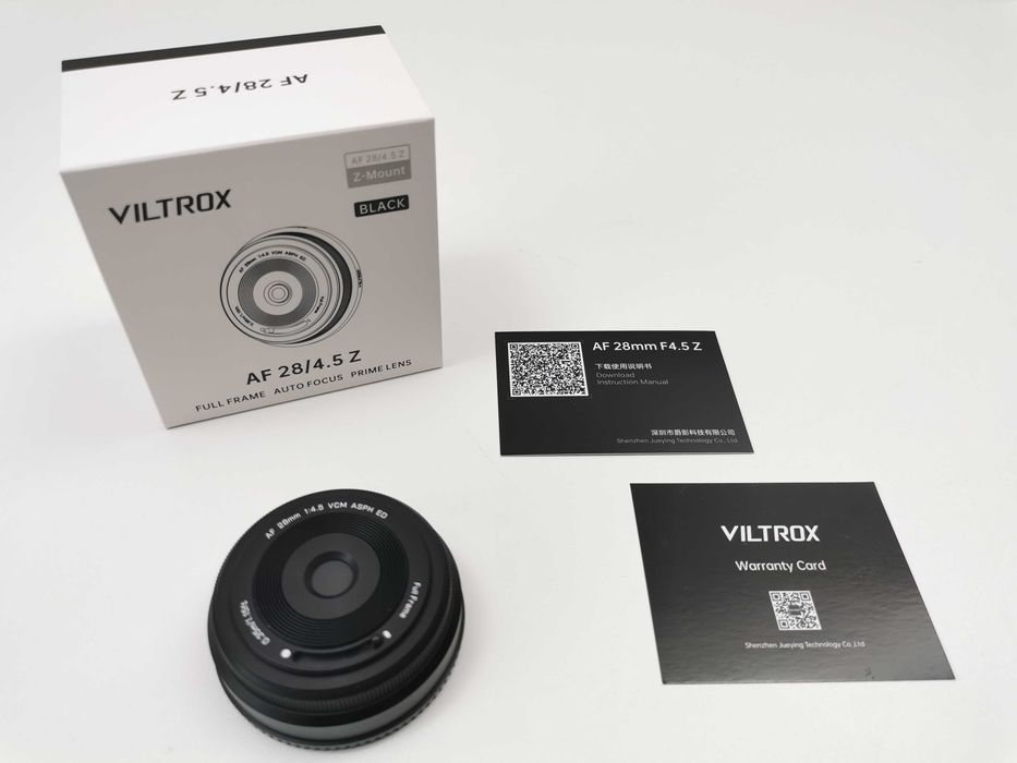 Viltrox AF 28/4.5Z (за Nikon Z) Full Frame ултракомпактен обектив за Nikon Z