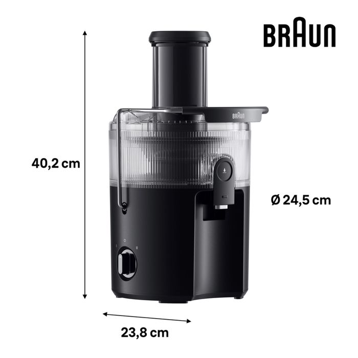 Соковыжималка центробежная BRAUN SJ5000WH/BK