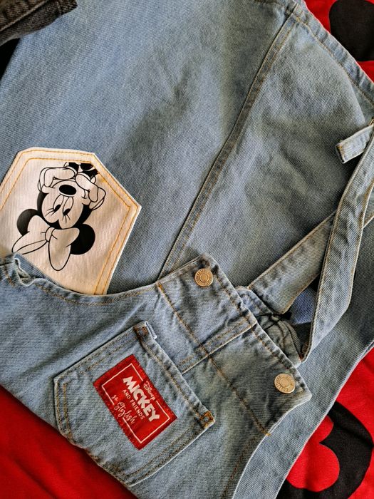 Salopete denim fetite(gemene)