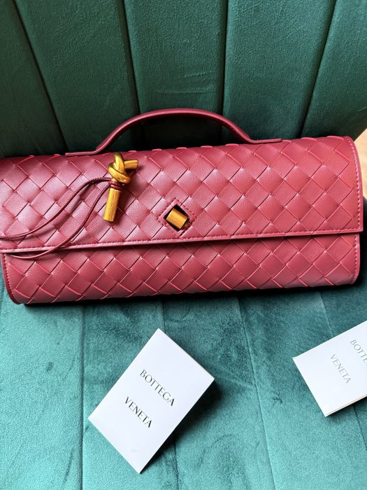 Бордо чанта Bottega Veneta