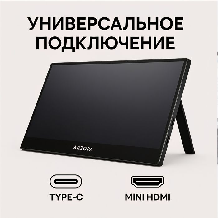Монитор 15.6" Arzopa A1T черный