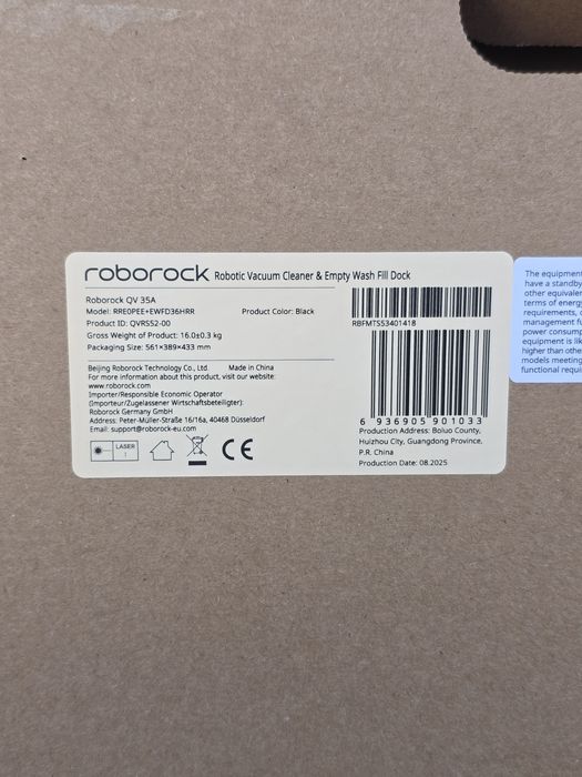 Aspirator robot roborock QV 35A, anti-încurcare, 8000Pa, SIGILAT