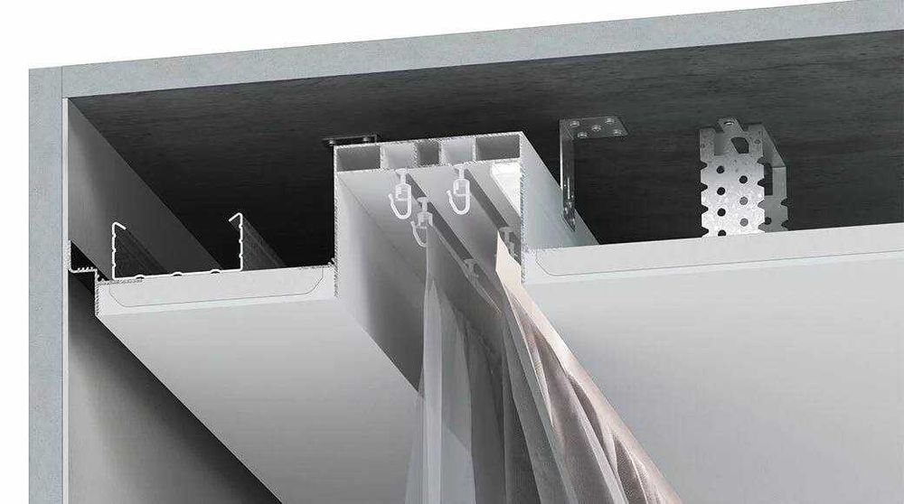 Скрытый карниз под подсветку ГКЛ гипсокартон