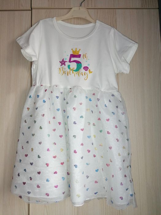 Rochie 5 ani albă