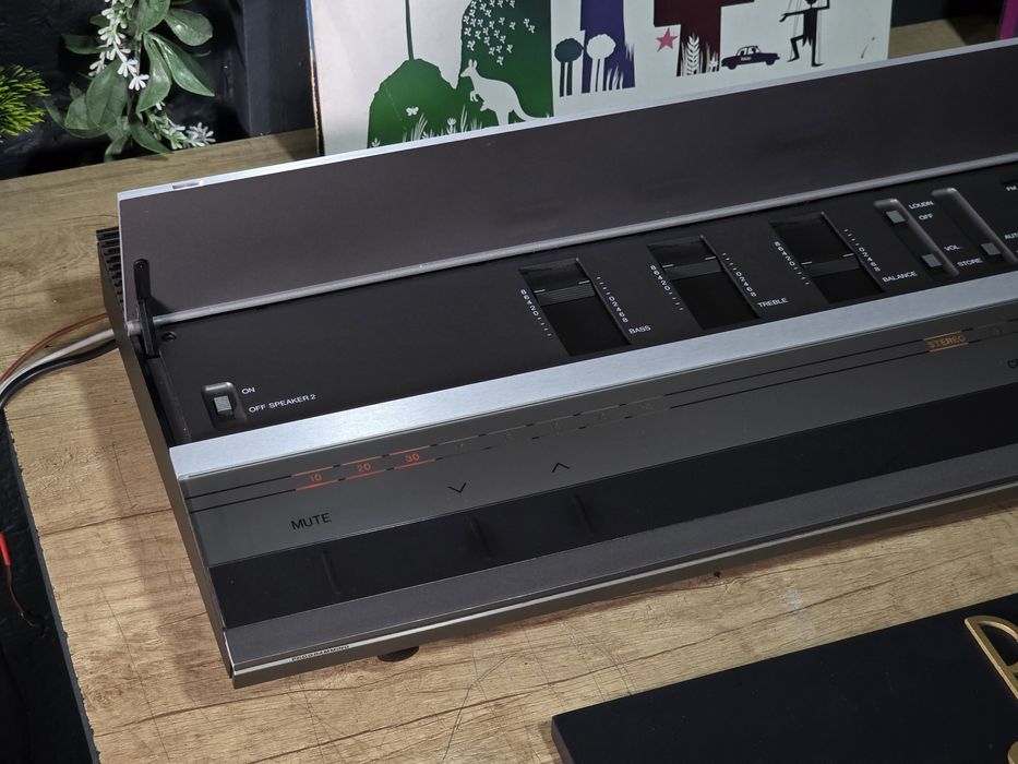 Reveiver BANG & OLUFSEN beomaster 3300, amplituner full touch, telecomanda,  retro hifi