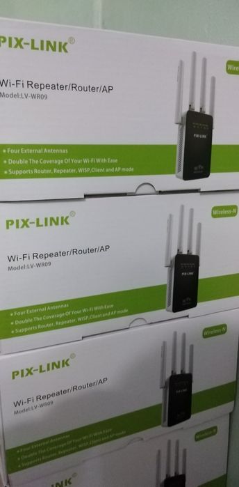 PIX-LINK. Mini router, wi-fi  signal kuchaytirgich. усилитель сигнала