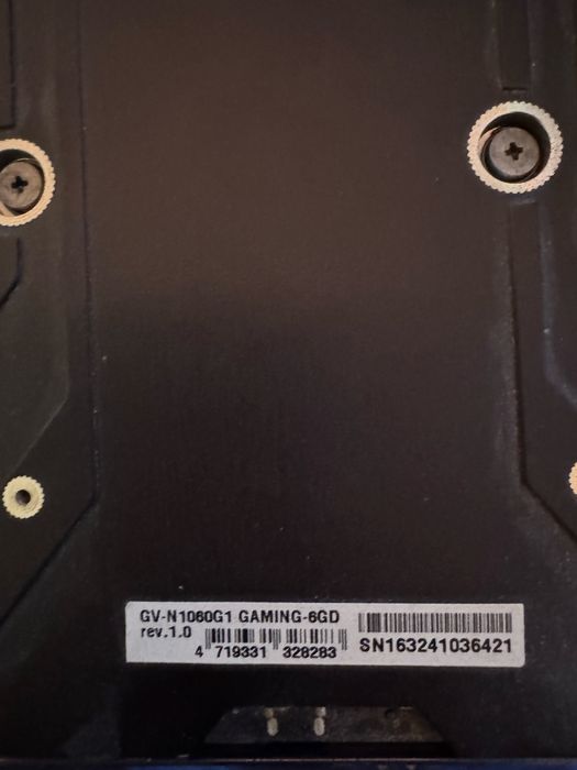 1060 gigabyte 6gb видеокарта