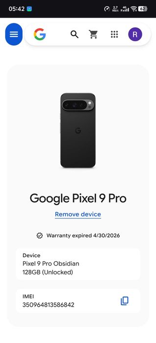 За продажба Pixel 9 pro 128gb
