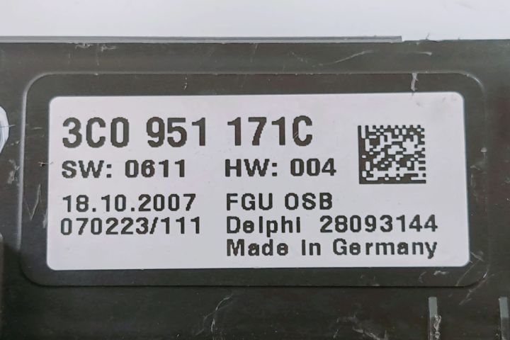 Senzor Alarma 3C0951171C Volkswagen VW Golf a 6-a generatie seria