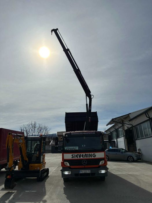 БАГЕР JCB 3.5t,САМОСВАЛ с кран 12t,БУС с борд