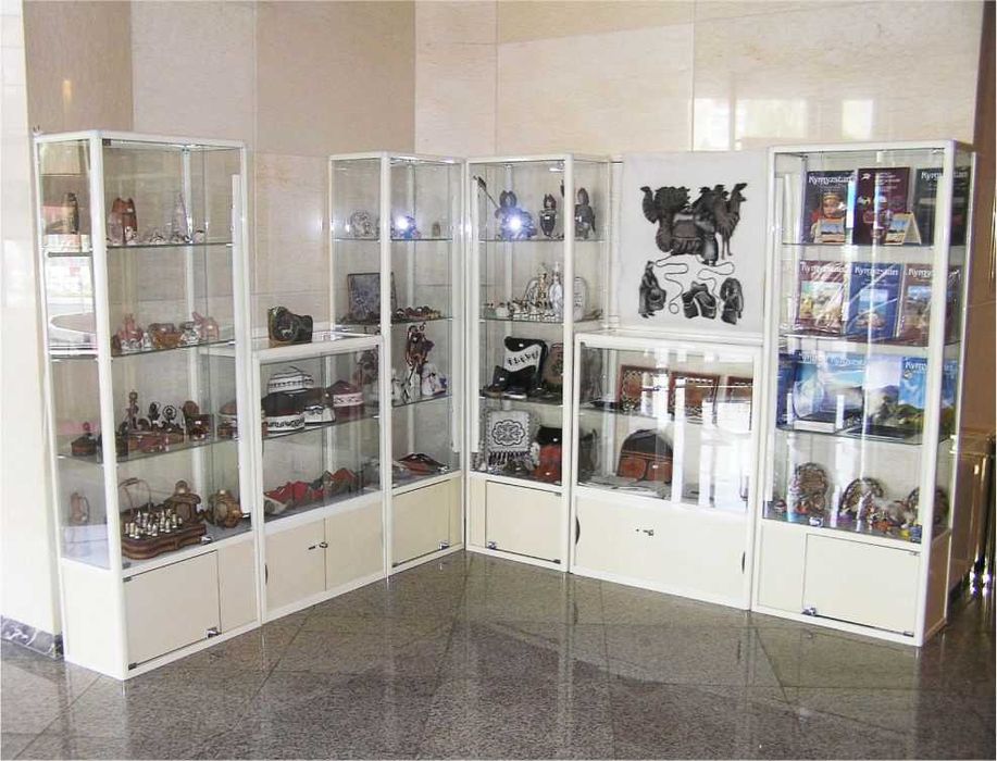 Прилавок витрина, стеклянная, metal oynaly vitrina va prilavkalar