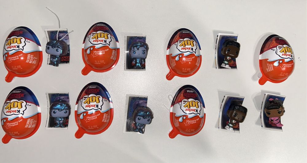 Обменяю или продам  фигурки Kinder Joy по ОСД (Stranger Things)
