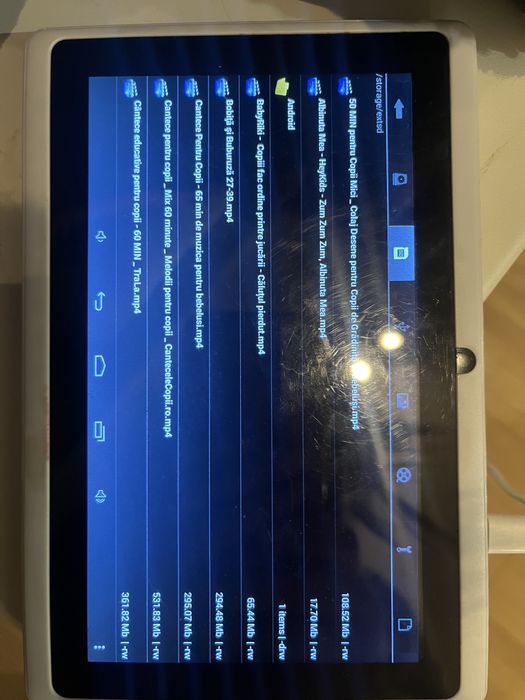 Tableta copii + card memorie