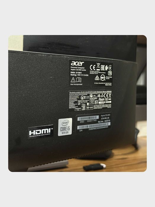 Моноблок Acer | Core i5 | 8GB RAM | 1TB SSD | 23.8” | Windows 11