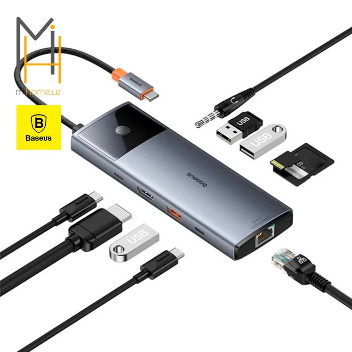 Baseus USB HUB 10 в 1 (BS-OH084)