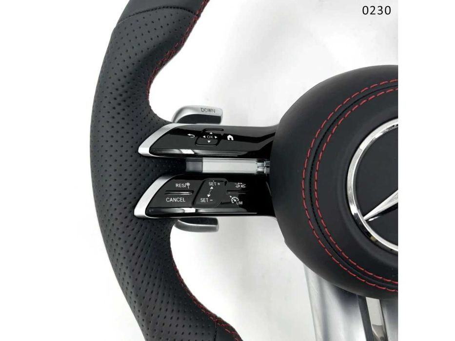 Volan sport AMG piele Nappa  Mercedes A B C CLA CLS E G GLC GLS GLE