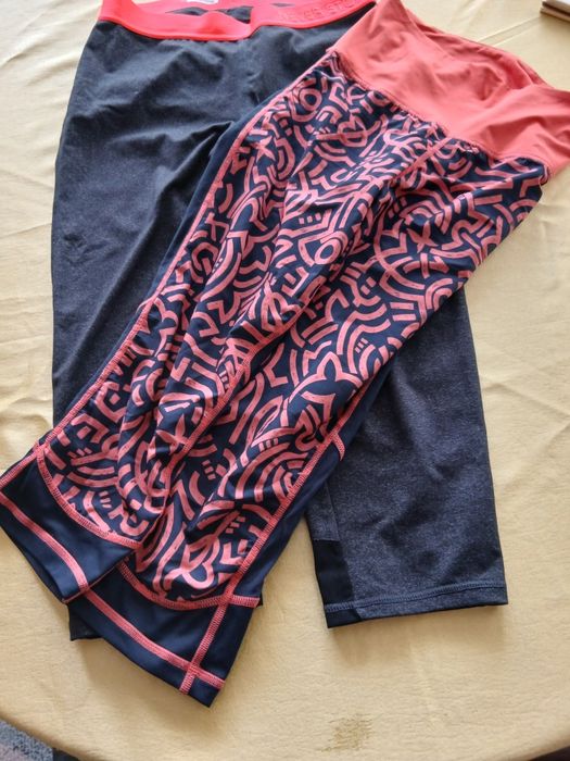 2 броя дамски панталони 3/4 за спорт