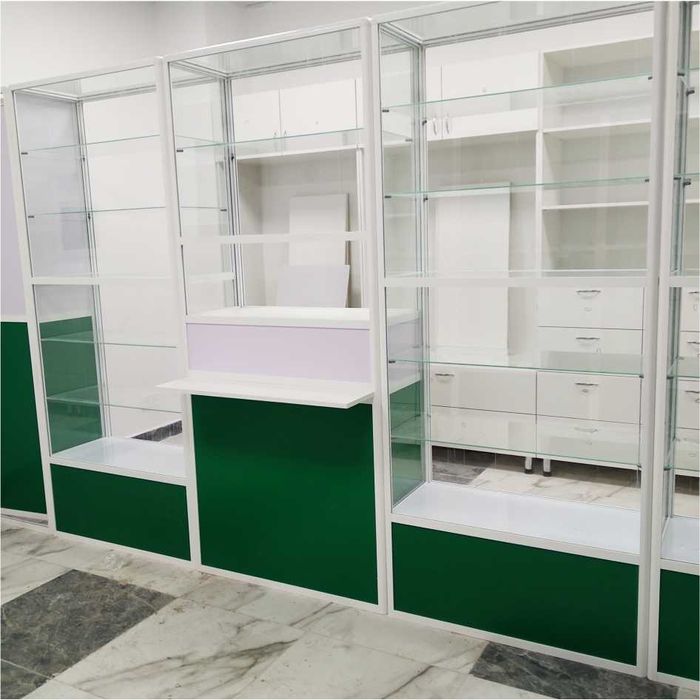 Oynaly vitrina, Акция, прилавки,  vitrinalar stellajlar