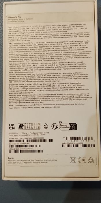 Iphone 14 pro 256 gb