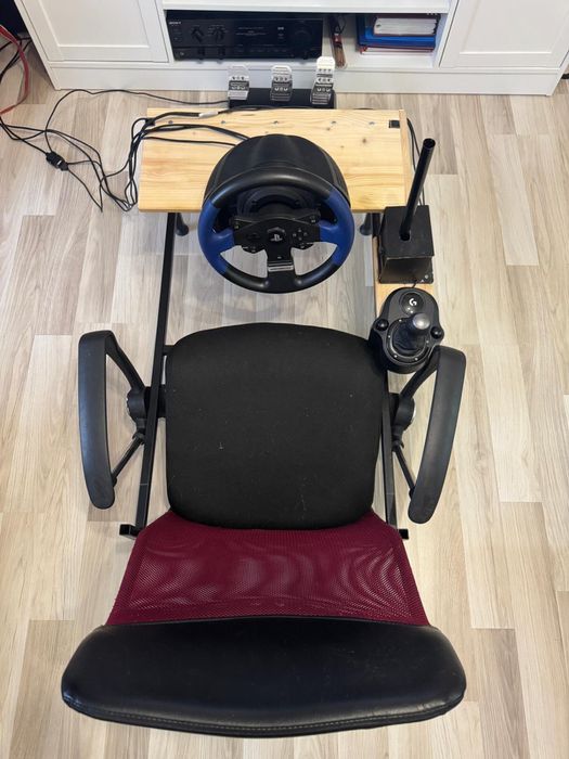 Volan Thrustmaster T150 Pro Playseat schimbator Logitech 3 pedale