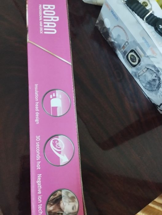 Плойка  Soch uchun.BORAN  2in 1  professional hair stick идеально  80-