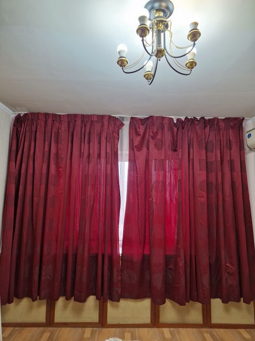 Шторы занавески бордо 2,50*4,80см
