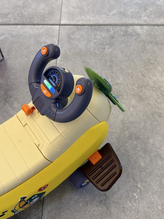 Детская каталка Hola 4в1 Banana Plane c ручкой, 12-36 мес