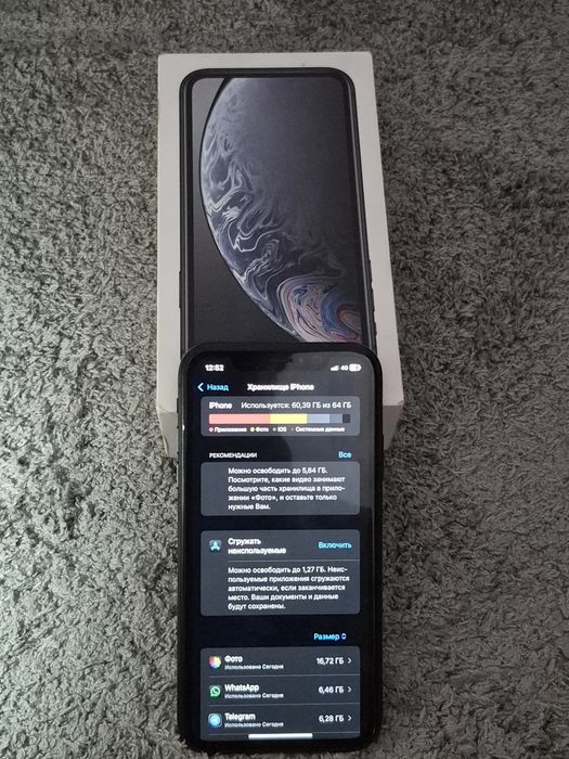 iphone XR черный цвет