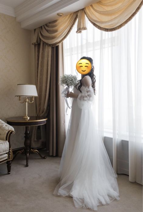 Очень нежное свадебное платье