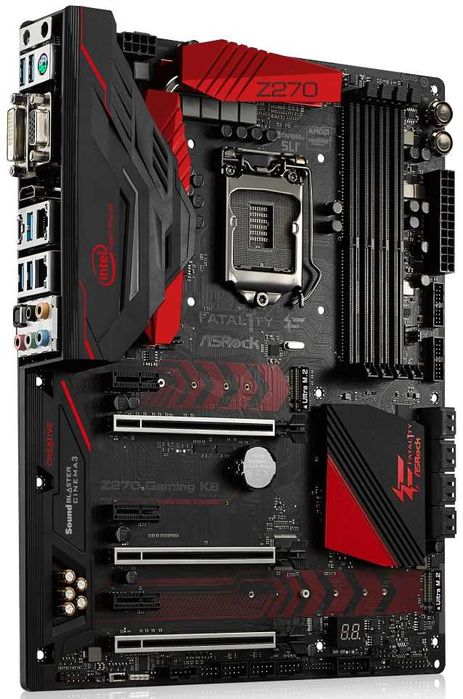 Дъно Дънна платка ASRock Fata1ity Z270 Gaming K6 1151 DDR4 OVERCLOCK