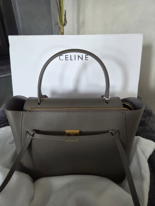 Celine Belt Bag Micro light Grey