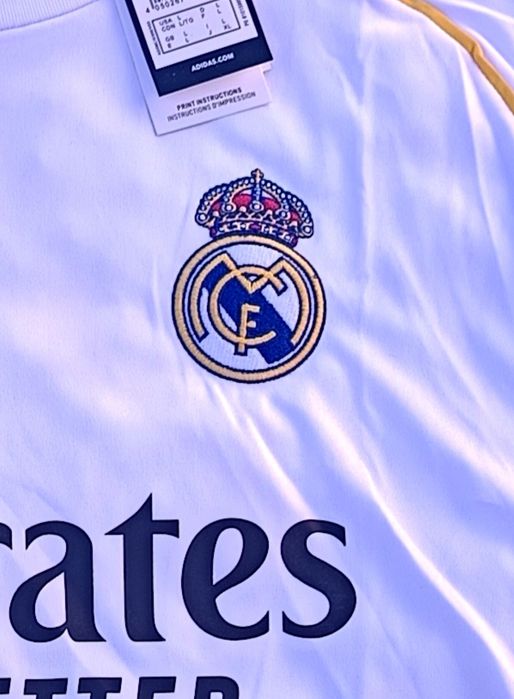 ⚽ Tricou Fotbal Real Madrid Nou – Model Sezon Nou – Cu Etichetă