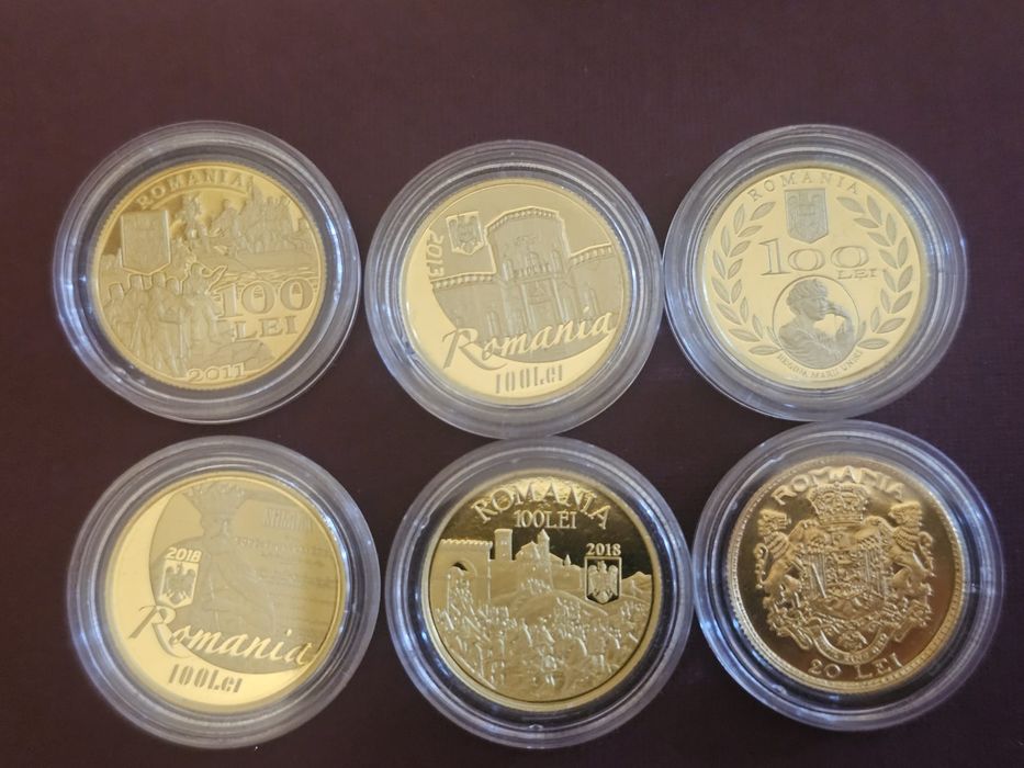 Monede comemorative BNR aur 6.45 grame