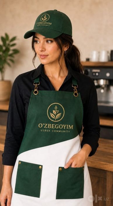 Фартук с логотипом fartuk S logotipom
