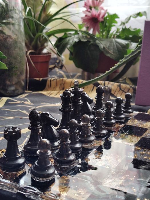Ръчно изработен комплект за шах
