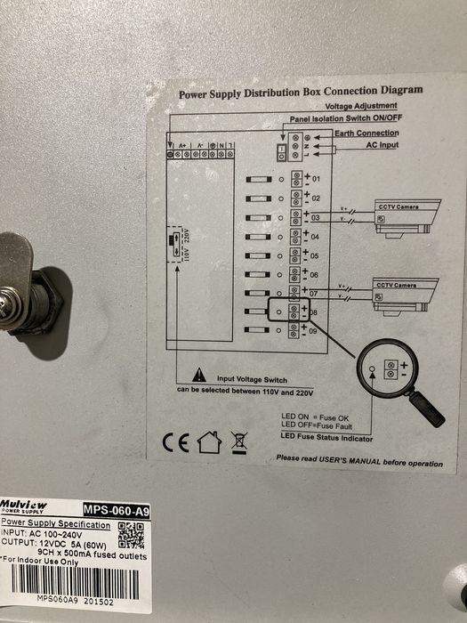Захранващ блок 12V 5A 60W