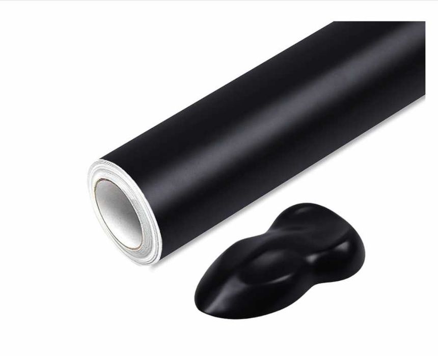 Автомобилно Фолио Черен Мат - 1.52 х 1 метър.