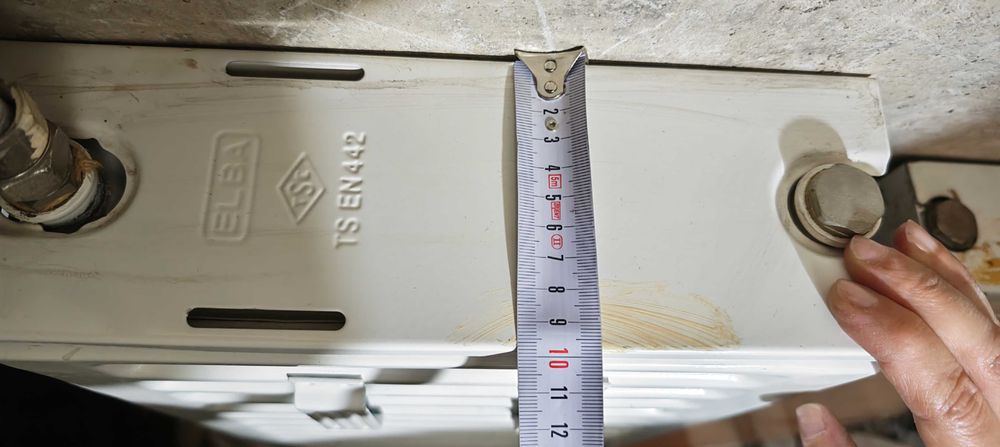 Панелен радиатор за парно 120 х 30 см – стоманен