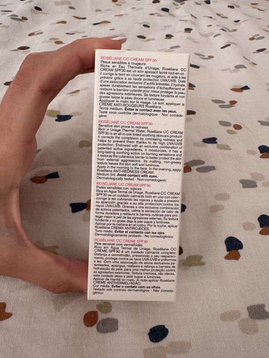 Uriage roseliane CC creme SPF30