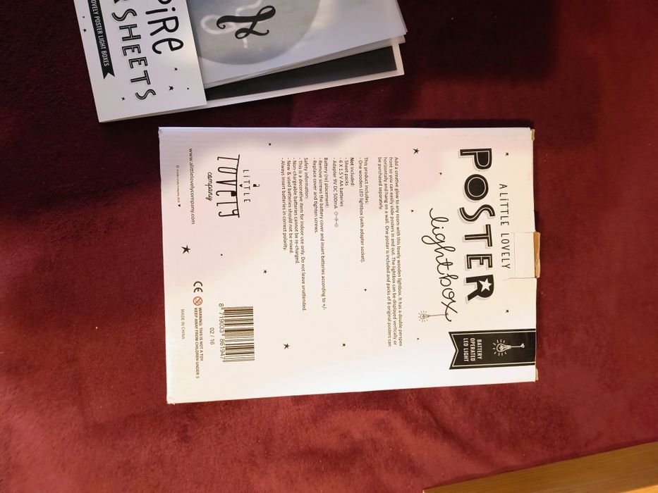 Caseta luminoasa cu led POSTER LIGHT BOX format A4