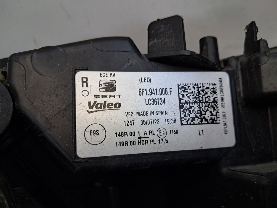Фар Seat Ibiza 6f 2019/2023г