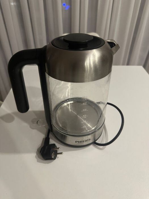 Fierbator Philips HD9339/80 1.7L sticla, LED albastru