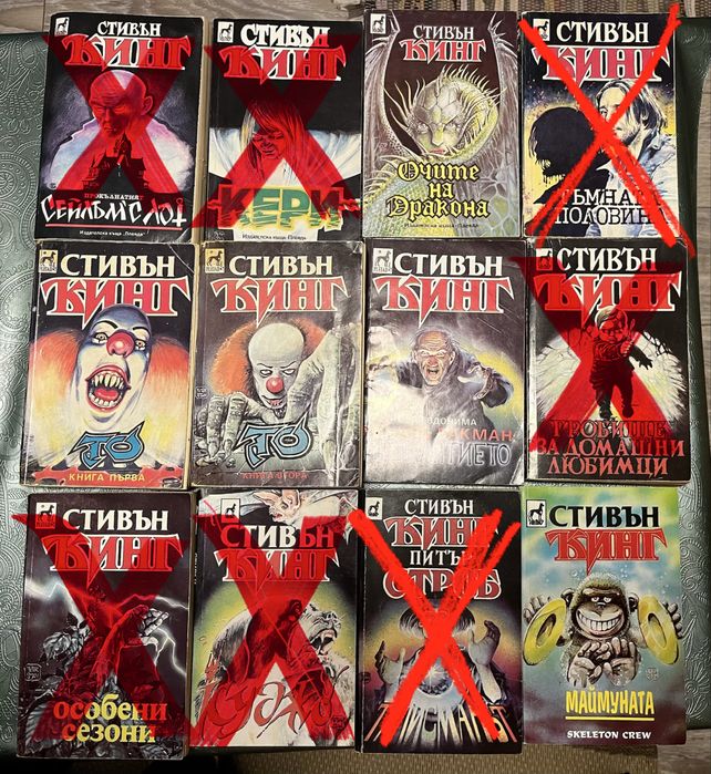 Книги на Стивън Кинг