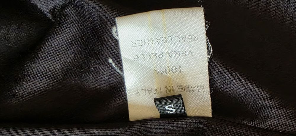 Италианско кожено яке S размер