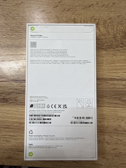 Iphone 17 Pro max с гарантией