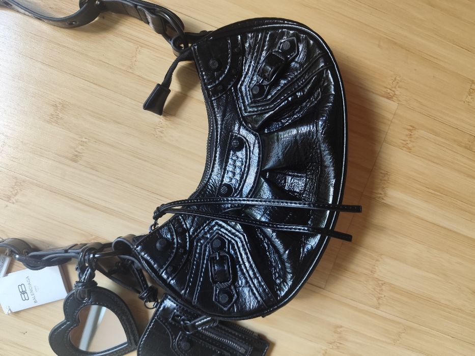 Geantă de umăr Balenciaga Le Cagole Shoulder Bag Neagră (Nouă)